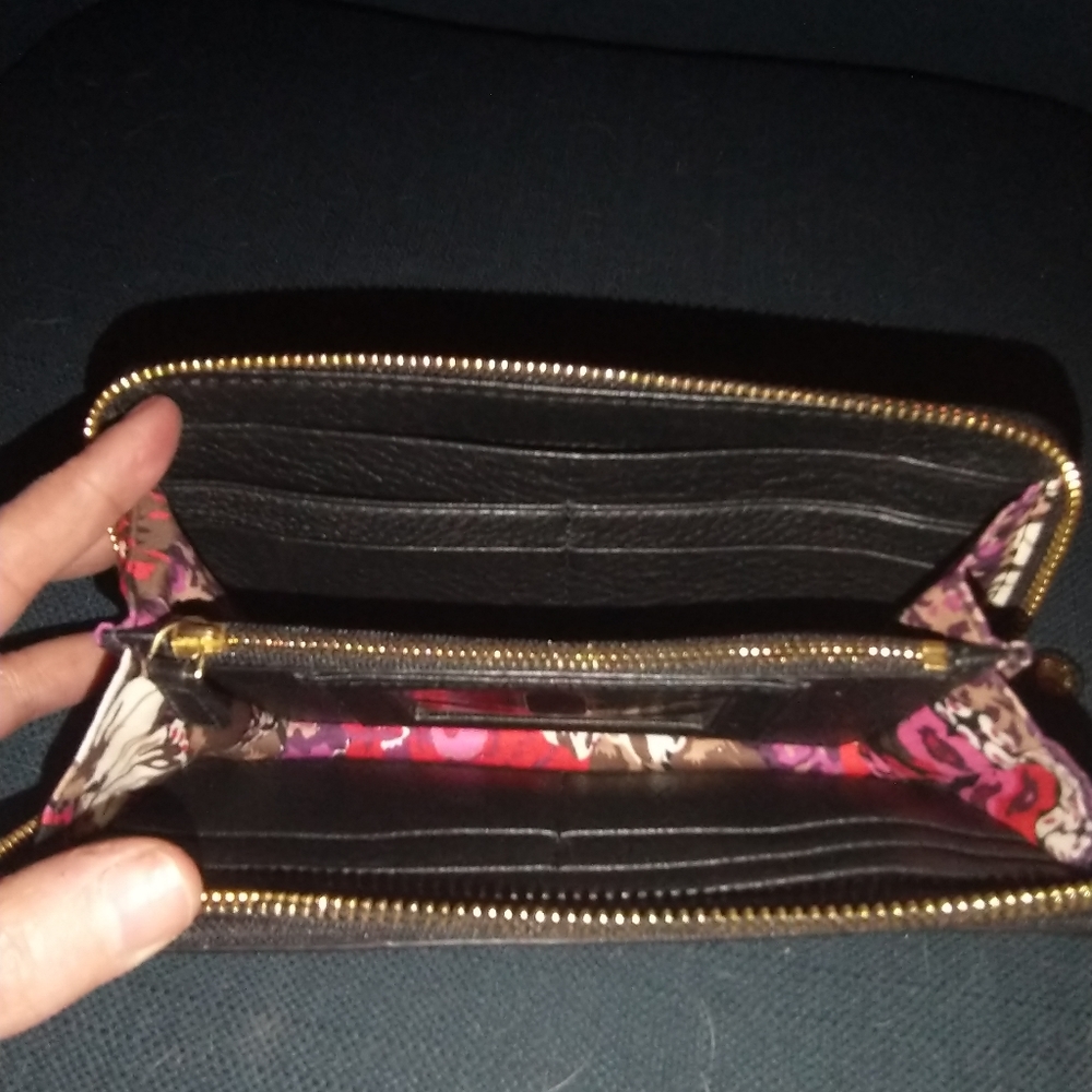 Vera Bradley Black Wallet